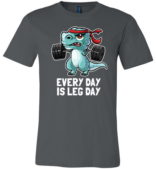 T-Rex Workout Every Day Is Leg Day Canvas
