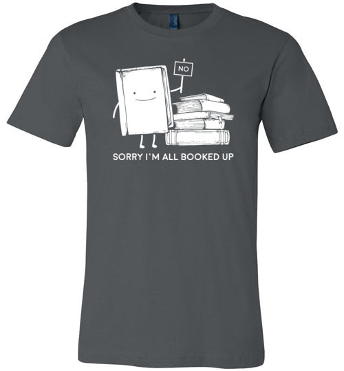 Sorry Booked Up Reading Canvas