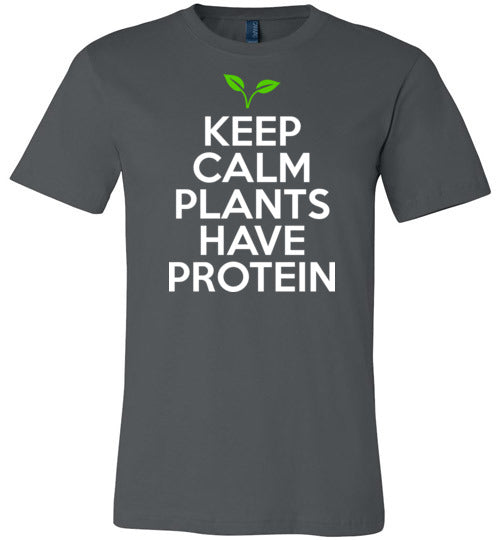 Keep Calm Plants Have Protein Canvas