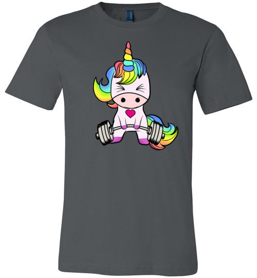 Unicorn Weightlifting Gym Canvas