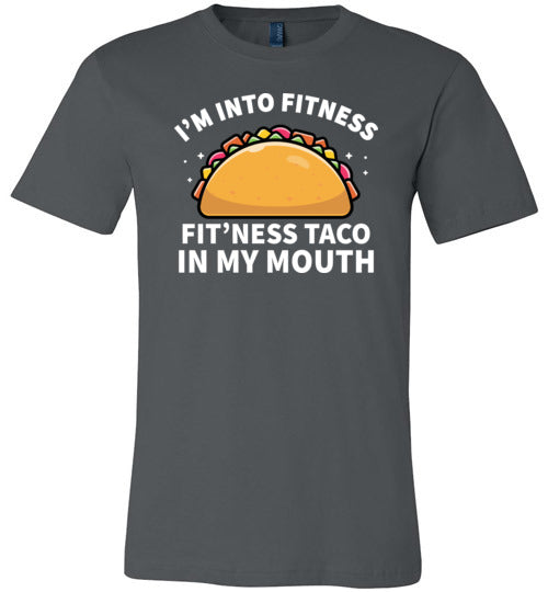 Fitness Taco In My Mouth Canvas