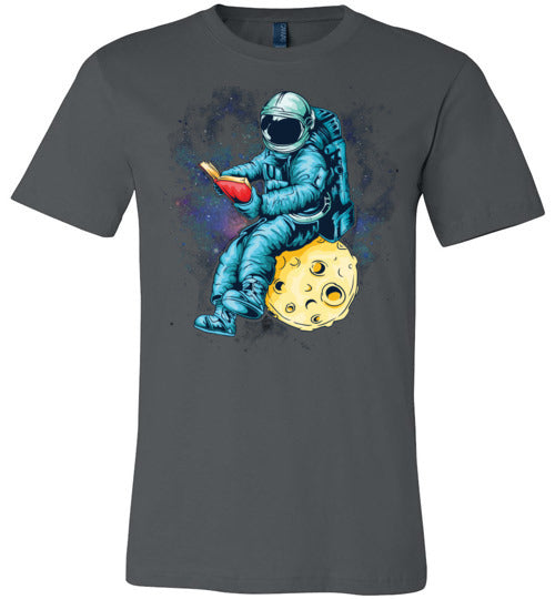 Astronaut Reading Space Canvas