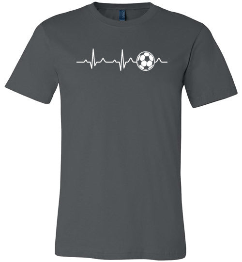Soccer Heartbeat Canvas