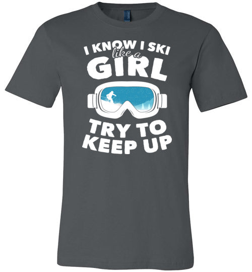 Ski Like A Girl Canvas