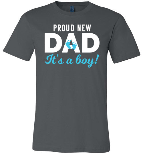 Proud New Dad Boy Canvas