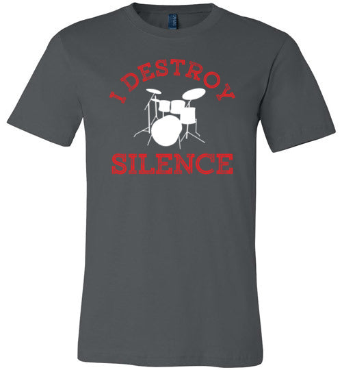 Drummer Destroy Silence Canvas
