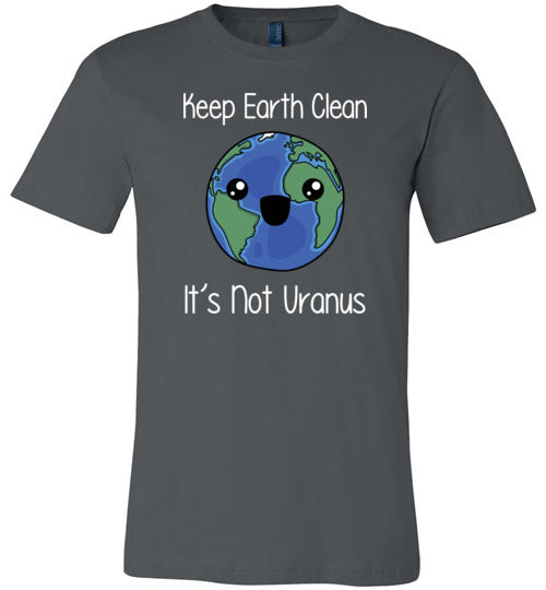 Keep Earth Clean Its Not Uranus Canvas