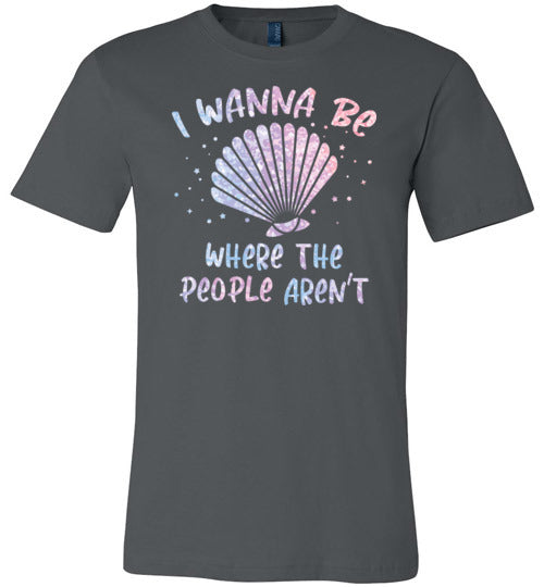 Mermaid I Wanna Be Where The People Aren't Canvas