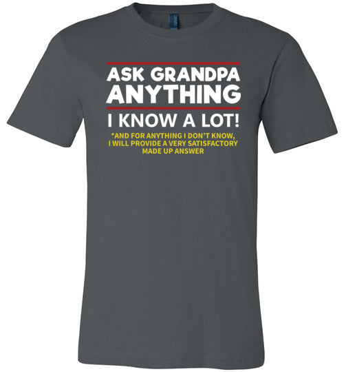 Ask Grandpa Anything Canvas