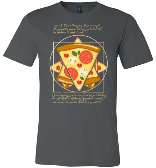 Vitruvian Pizza Canvas