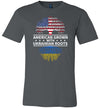 American Grown With Ukrainian Roots Canvas