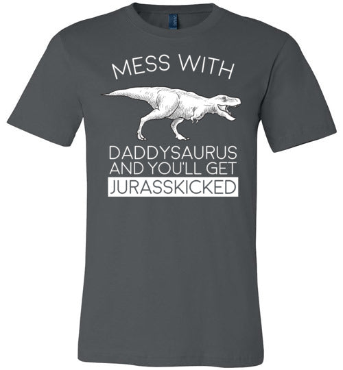 Daddysaurus Jurasskicked Canvas