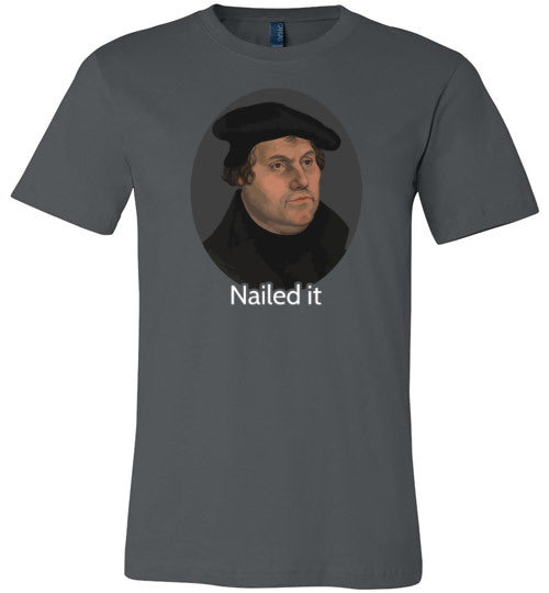 Martin Luther Nailed It Canvas