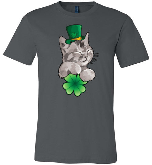 St. Patrick's Day Cat Canvas
