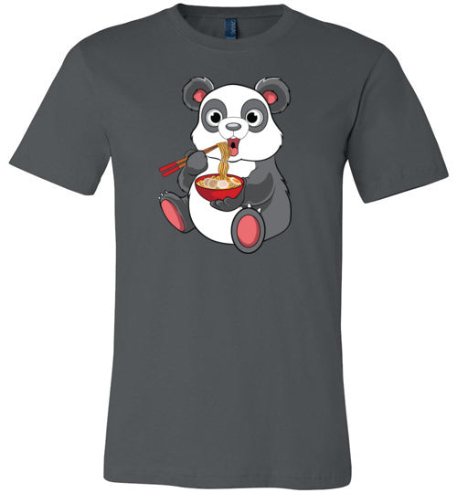 Panda Eating Ramen Canvas