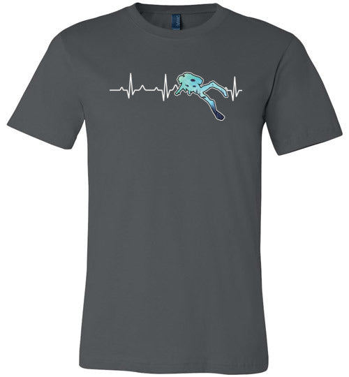 Scuba Heartbeat Canvas