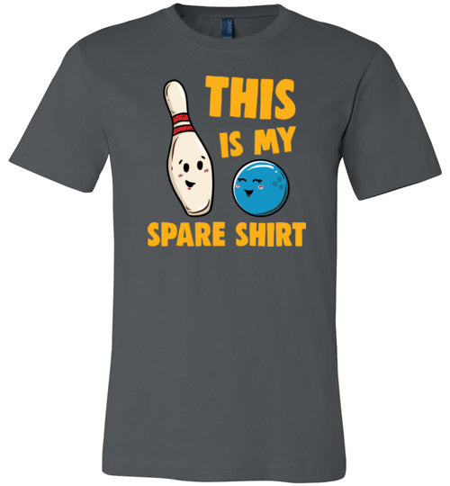 Bowling This Is My Spare Shirt Canvas