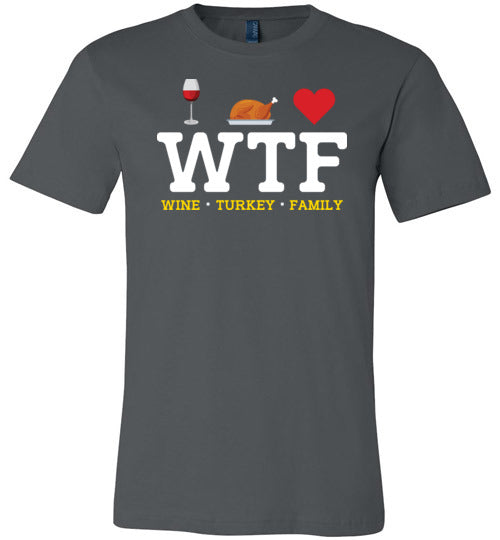 Wine Turkey Family Canvas