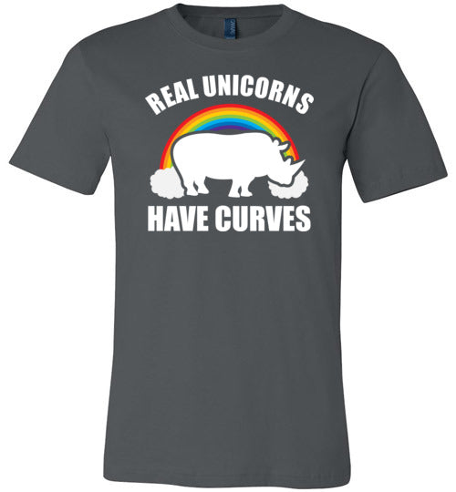 Real Unicorns Have Curves Canvas