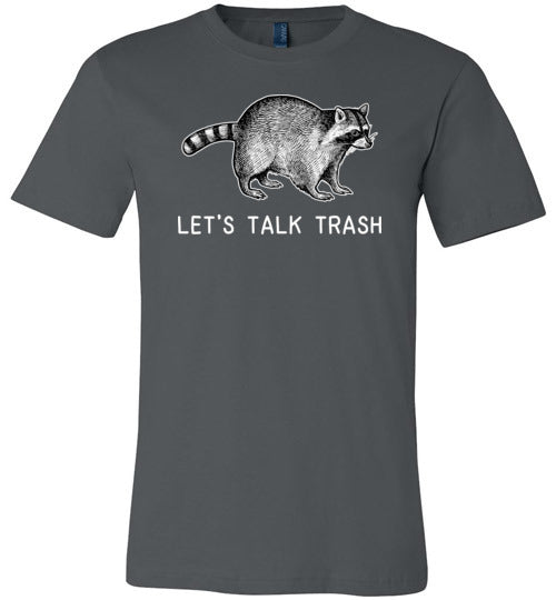 Raccoon Talk Trash Canvas