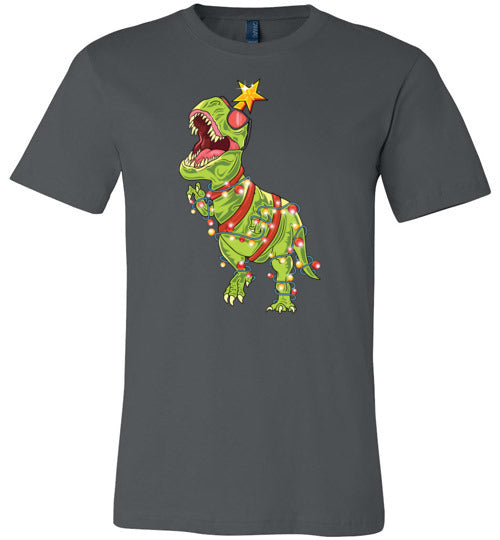 Tree Rex Christmas Canvas