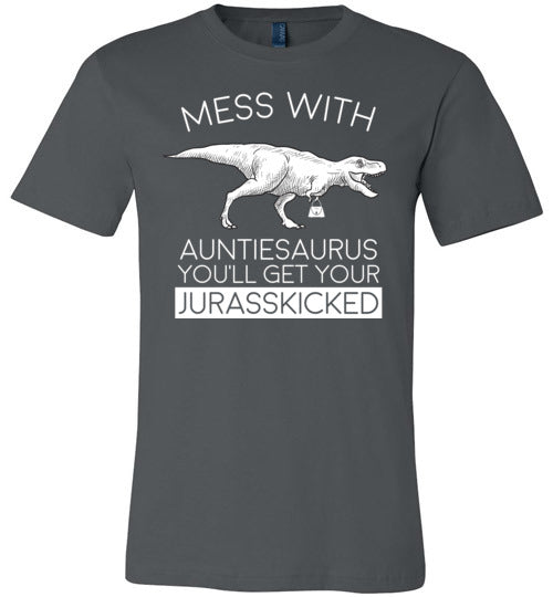 Auntiesaurus Jurasskicked Canvas