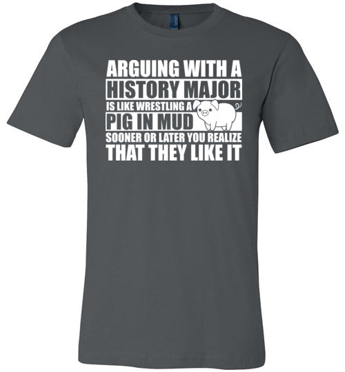 History Major Pig In Mud Canvas