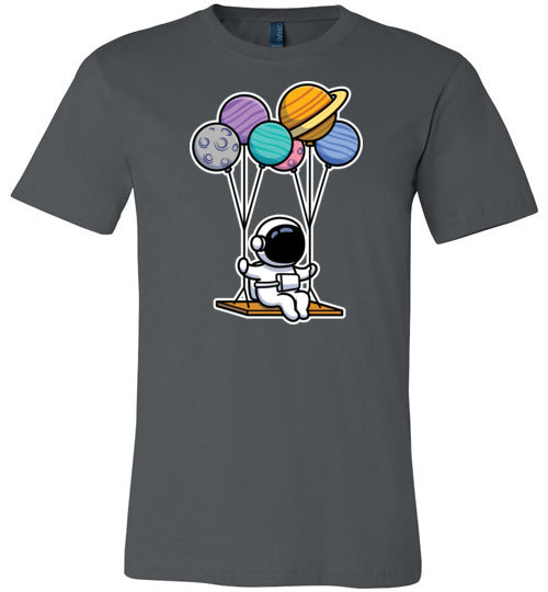 Astronaut Balloon Swing Canvas