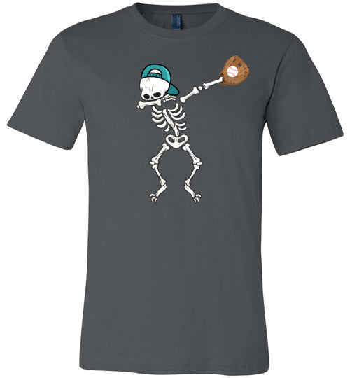 Baseball Dabbing Skeleton Canvas
