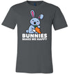 Bunnies Make Me Happy Canvas