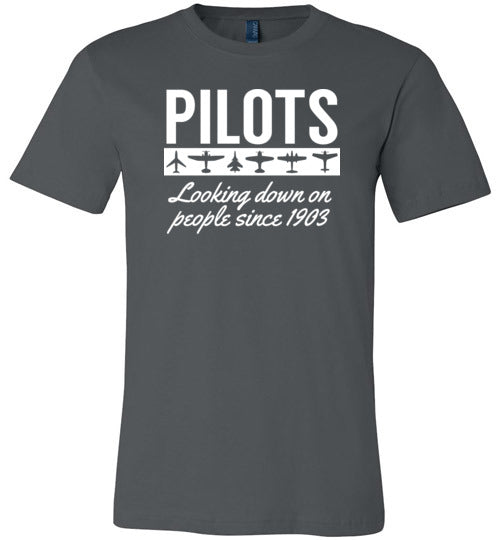 Pilots Looking Down Canvas