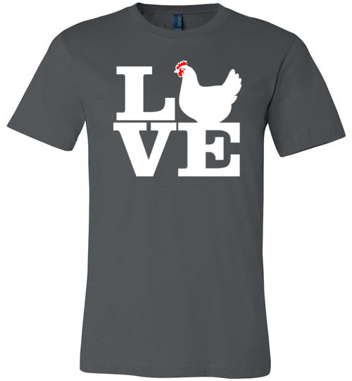 Love Chickens Canvas