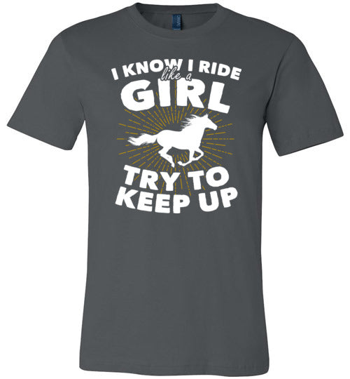 Horse Ride Like A Girl Canvas