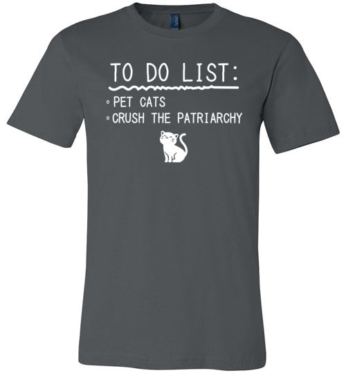 To Do List Crush Patriarchy Cats Canvas