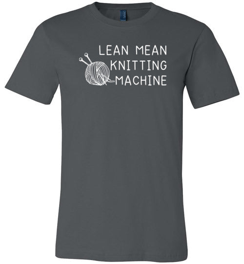Lean Mean Knitting Machine Canvas