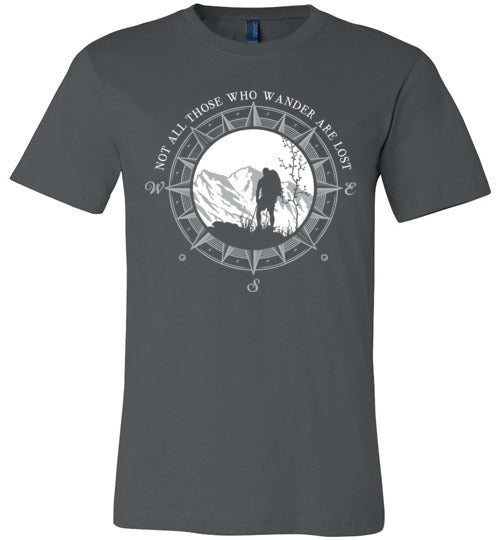 Hiking Not All Those Who Wander Are Lost Canvas