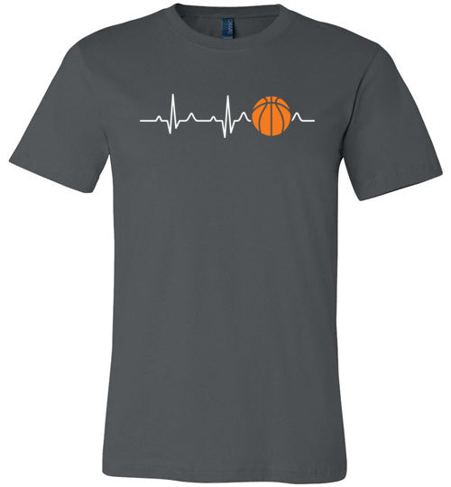 Basketball Heartbeat Canvas