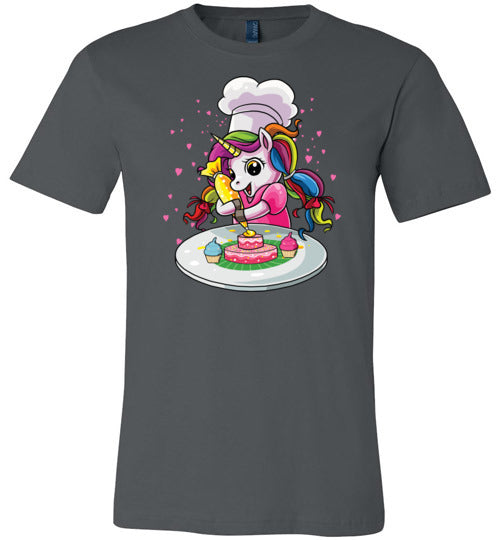 Unicorn Baking Cupcakes Canvas