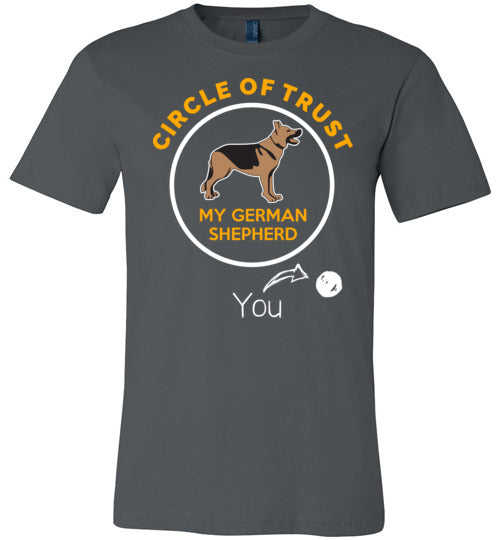 German Shepherd Circle Of Trust Canvas