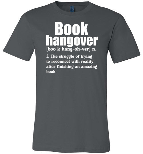 Book Hangover Definition Canvas