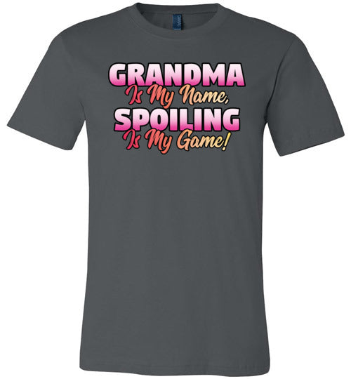 Grandma Is My Name Spoiling Is My Game Canvas