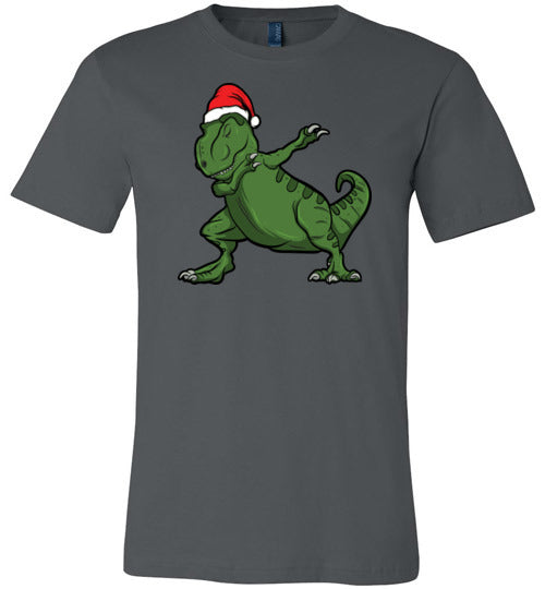 Christmas Dabbing T-Rex Canvas