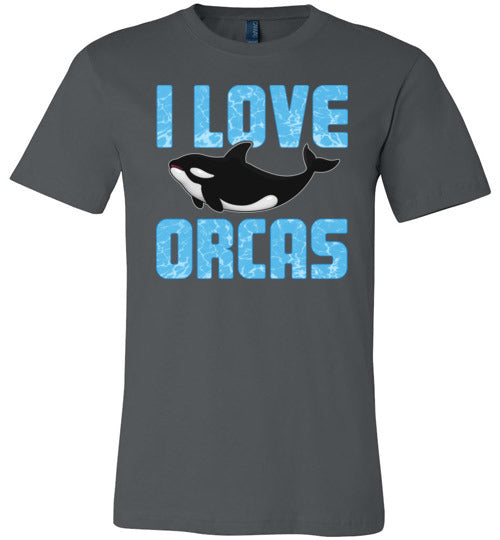 I Love Orcas Canvas