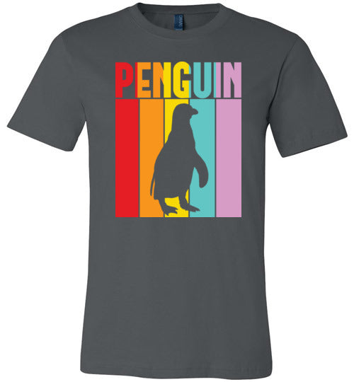 Retro Penguin Canvas