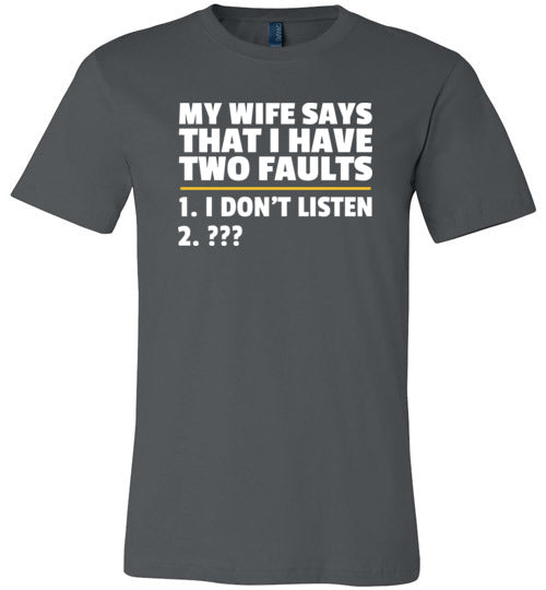 Wife Two Faults Listen Canvas