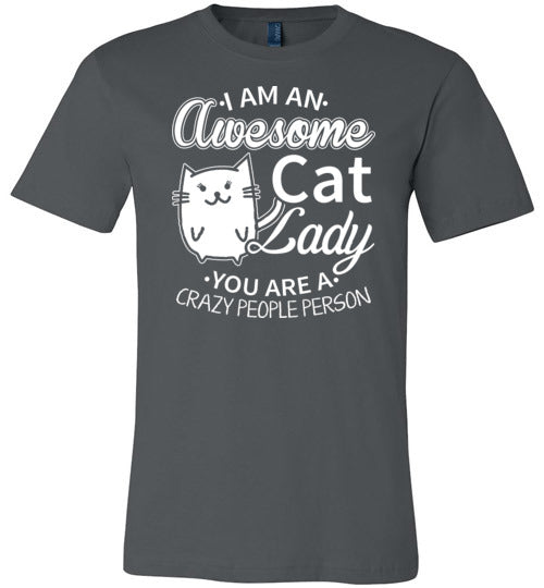 Awesome Cat Lady Canvas