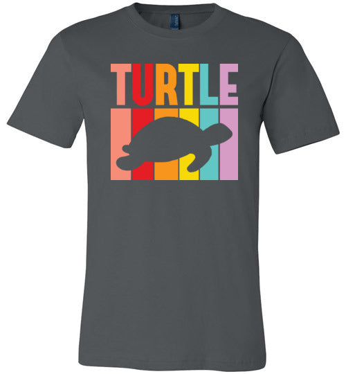 Sea Turtle Retro Canvas