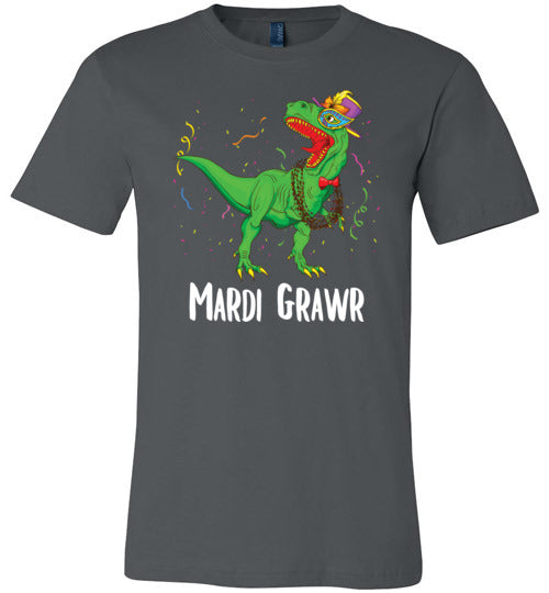 Dinosaur Mardi Grawr Canvas