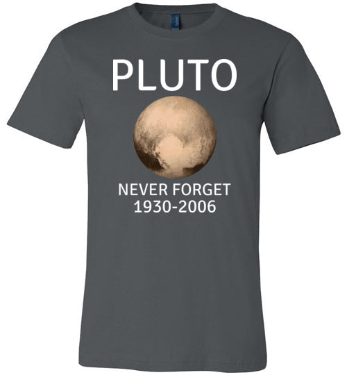 Pluto Never Forget Canvas