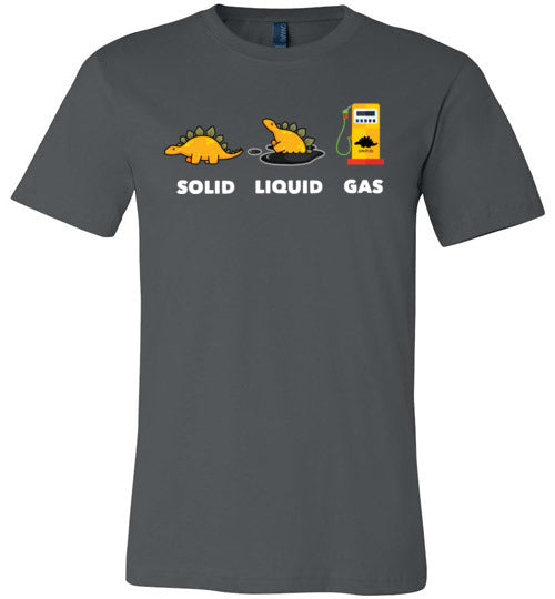 Dinosaur Solid Liquid Gas Canvas
